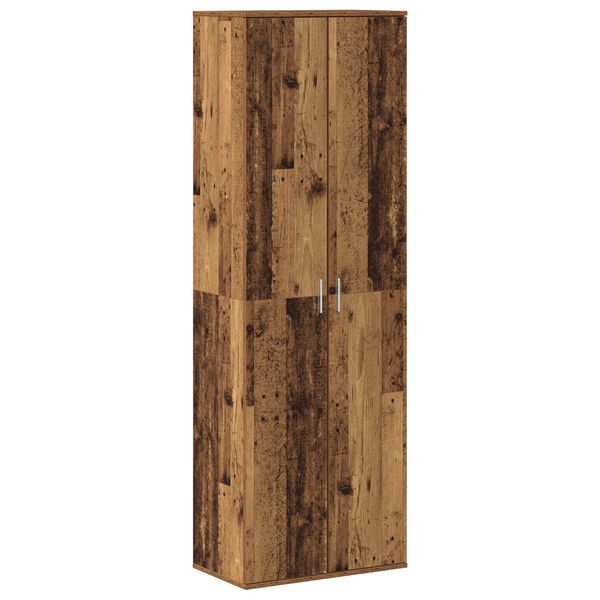 vidaXL Highboard Παλιό Ξύλο 60 x 35 x 180 εκατοστά Επεξεργασμένο ξύλο
