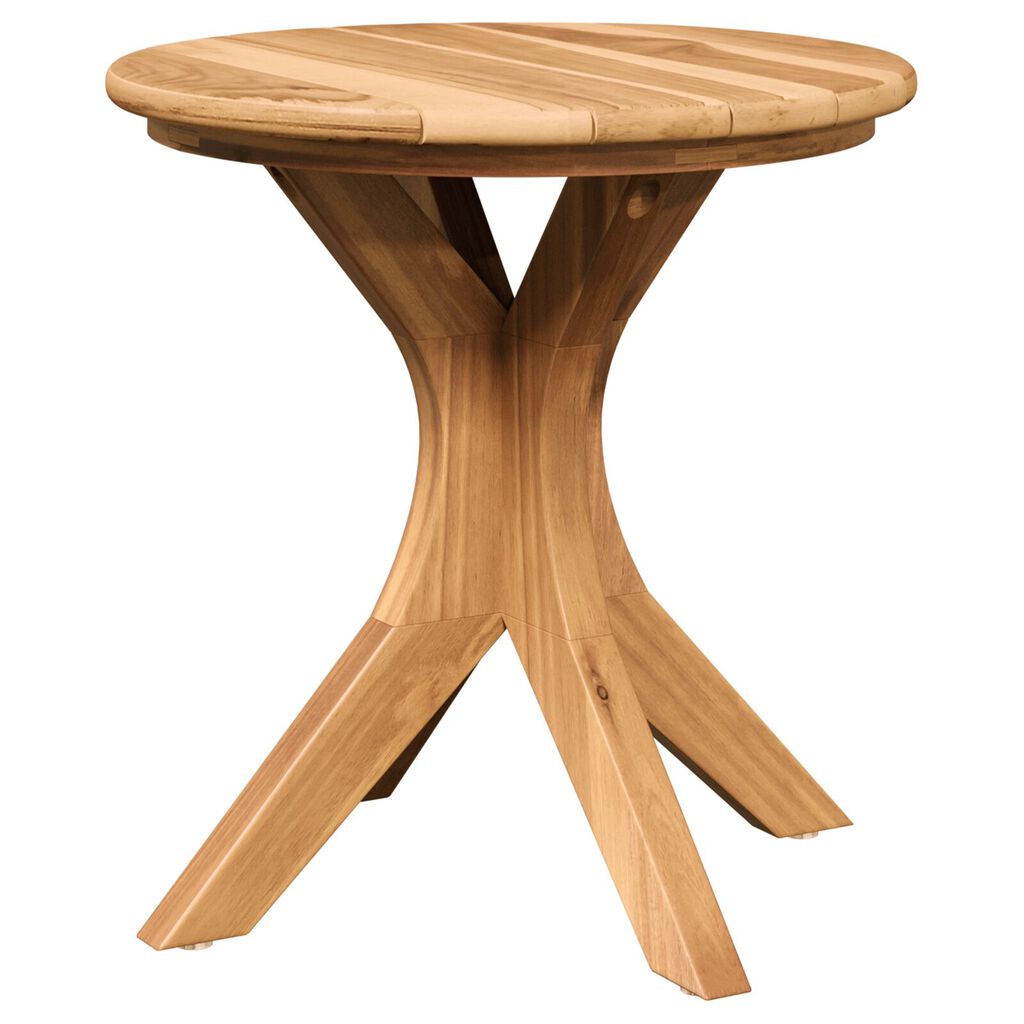 vidaXL Τραπέζι Κήπου Ø40x41 εκ. Μασίφ ξύλο teak