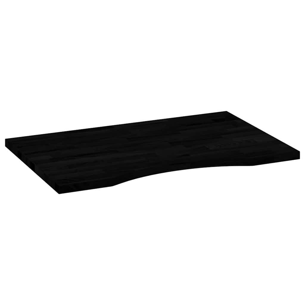 vidaXL Επιφάνεια Τραπεζιού Ορθογώνιος 80x50x2,5 εκ. Μασίφ Ξύλο Δρυός
