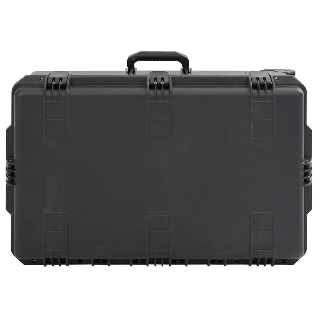 vidaXL Θήκη Πτήσης Φορητή Μαύρη 79,5x51,5x30,5 εκ. από Πολυπροπυλένιο
