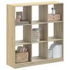 vidaXL Βιβλιοθήκη Sonoma Δρυς 102x32x108 εκ. από Επεξεργασμένο Ξύλο
