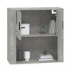 vidaXL Ντουλάπι Τοίχου Γκρι Σκυρ. 80x33x80 εκ. Επεξεργασμένο Ξύλο