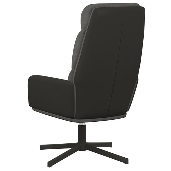 vidaXL Πολυθρόνα Relax Σκούρο Γκρι Υφασμάτινη