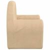 vidaXL Παιδικός καναπές Cream Soft Plush
