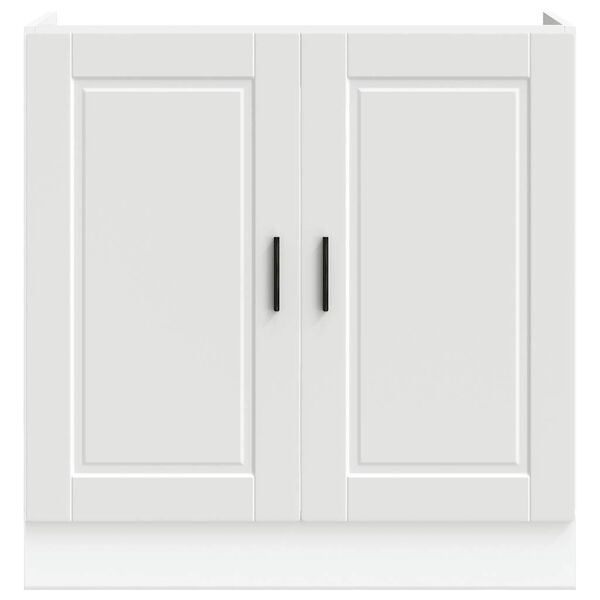 vidaXL Ντουλάπι βάσης νεροχύτη Porto Λευκό 80x46x81,5 cm