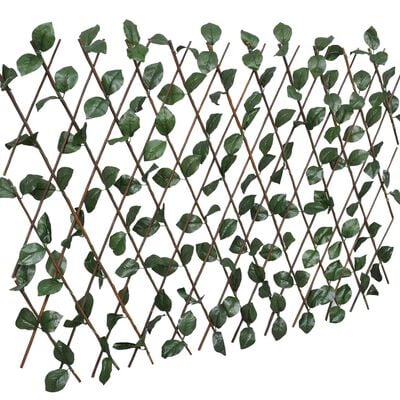 vidaXL Καφασωτό Φράχτης με Τεχνητά Φύλλα 5 τεμ. 180 x 30 εκ. από Ιτιά