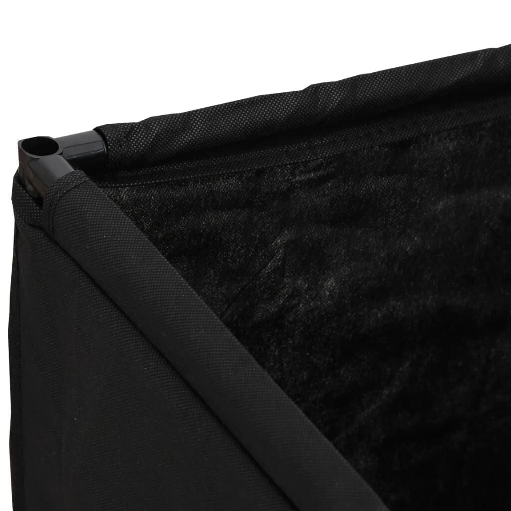 vidaXL Κουτί Αποθήκευσης Μαύρο 105 x 34,5 x 45 εκ. Υφασμάτινο