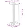 vidaXL Πετσετοκρεμάστρα 23x18x60 εκ. από Μασίφ Ξύλο Πεύκου