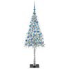 vidaXL Χριστουγεννιάτικο Δέντρο με 300 LED Λευκό 180 cm ΠΕ και Ατσάλι