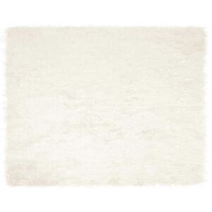 vidaXL Ψεύτικο Δέρμα Προβάτου Χαλί Λευκό 200 x 280 εκ. Πολυεστέρας