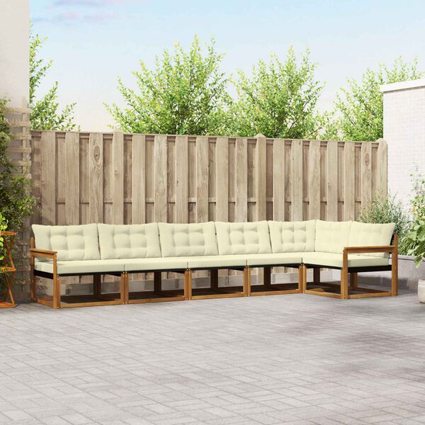 vidaXL &Sigma;&epsilon;&iota;&rho;ά &Kappa;&alpha;&nu;&alpha;&pi;έ &Epsilon;&xi;&omega;&tau;&epsilon;&rho;&iota;&kappa;&omicron;ύ &mu;&epsilon; &mu;&alpha;&xi;&iota;&lambda;ά&rho;&iota; 6 pcs &Phi;&upsilon;&sigma;&iota;&kappa;ό &kappa;&alpha;&iota; &Kappa;&rho;έ&mu;&alpha;