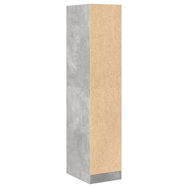 vidaXL Συρταριέρα Γενικής Χρήσης Γκρι Σκυρ.30x41x144,5 εκ. Επεξ. Ξύλο