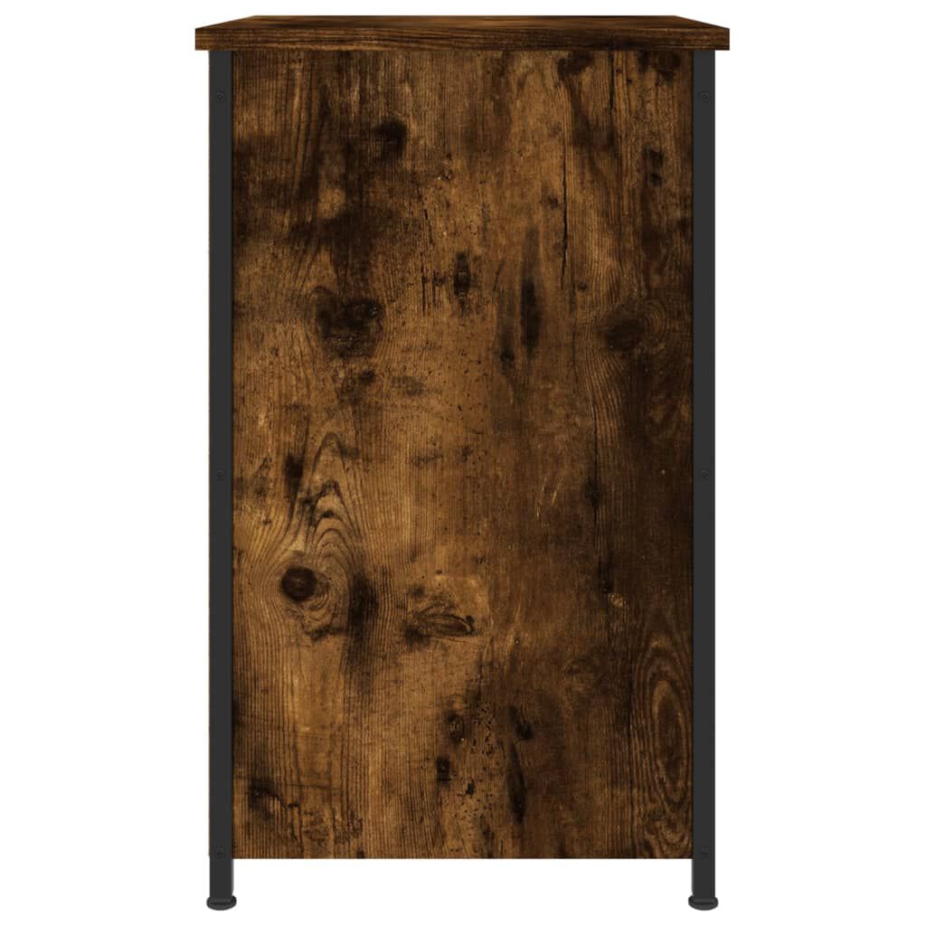 vidaXL Κομοδίνο Καπνιστή Δρυς 40x36x60 εκ. από Επεξεργασμένο Ξύλο