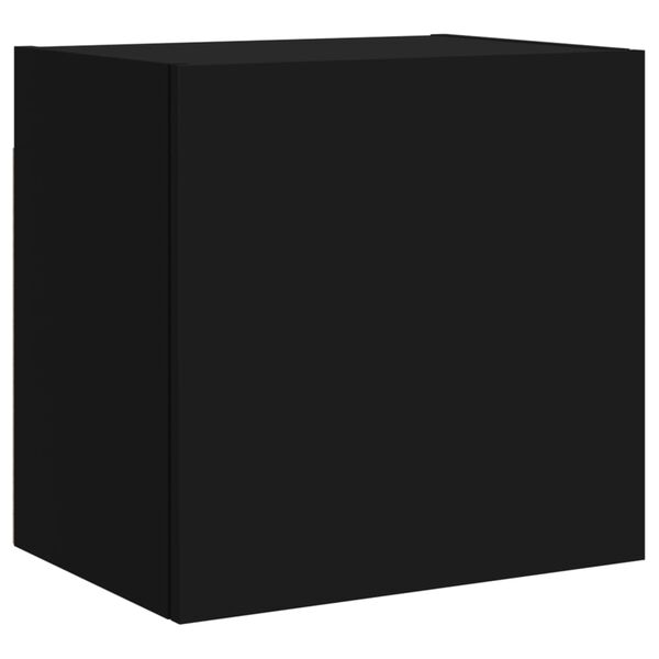 vidaXL Έπιπλα Τηλεόρασης Τοίχου 2 τεμ Μαύρα 40,5x30x40εκ Επεξ. Ξύλο