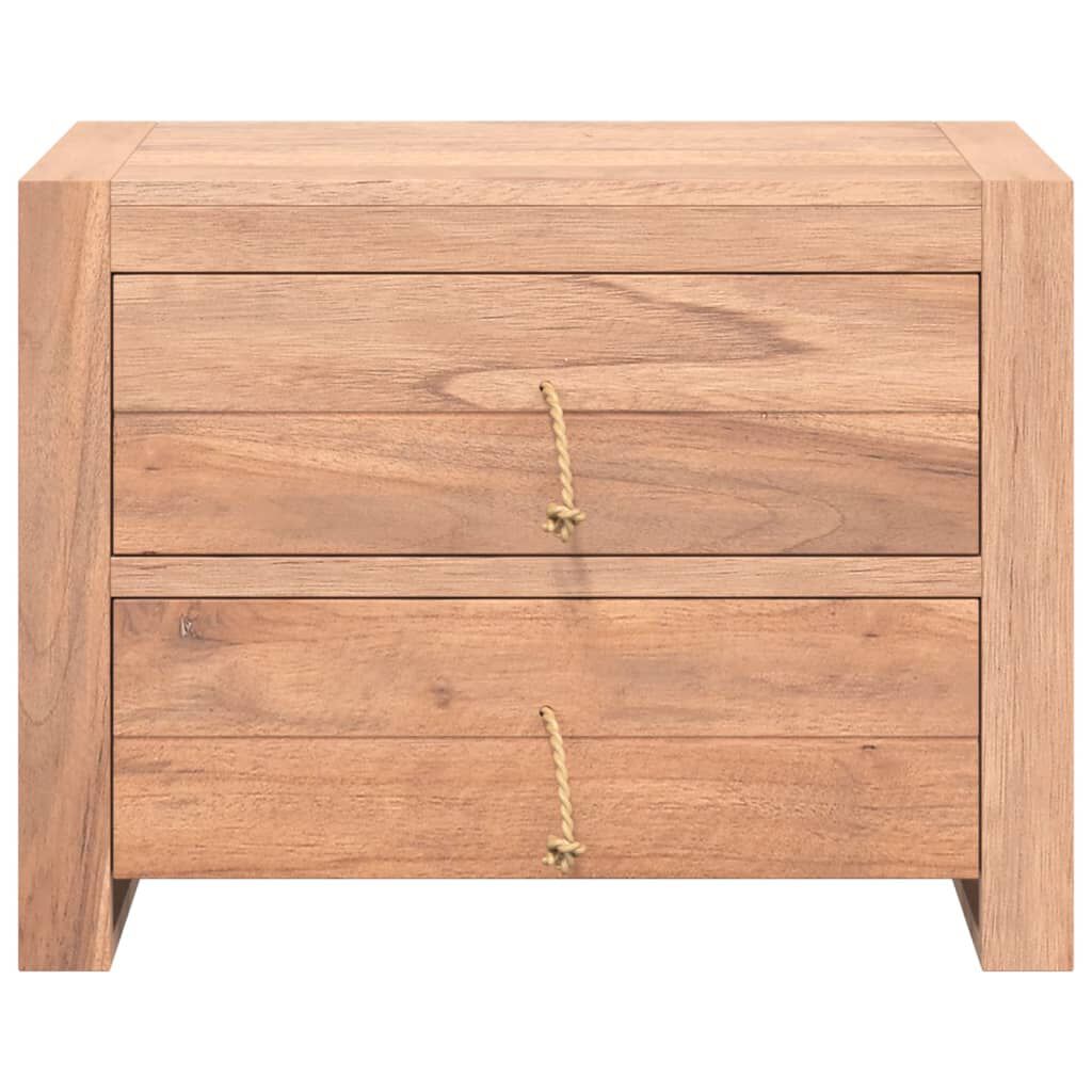 vidaXL Συρταριέρα 80 x 35 x 60 εκ. από Μασίφ Ξύλο teak