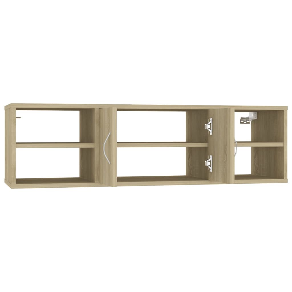 vidaXL Ράφι Τοίχου Sonoma Δρυς 102 x 30 x 29 εκ. Επεξ. Ξύλο