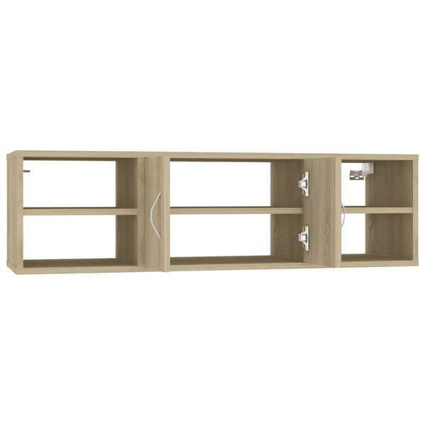 vidaXL Ράφι Τοίχου Sonoma Δρυς 102 x 30 x 29 εκ. Επεξ. Ξύλο
