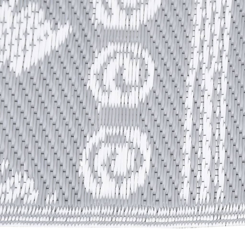 vidaXL Χαλί εξωτερικού χώρου ARAKIL Γκρι 140x200 cm PP