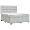 vidaXL &Kappa;&rho;&epsilon;&beta;ά&tau;&iota; box spring &mu;&epsilon; &sigma;&tau;&rho;ώ&mu;&alpha; &Alpha;&nu;&omicron;&iota;&chi;&tau;ό &gamma;&kappa;&rho;&iota; 160 x 200 cm &Beta;&epsilon;&lambda;&omicron;ύ&delta;&omicron;