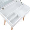 vidaXL Μπουντουάρ με Καθρέφτη 60 x 40 x 75 εκ. από MDF