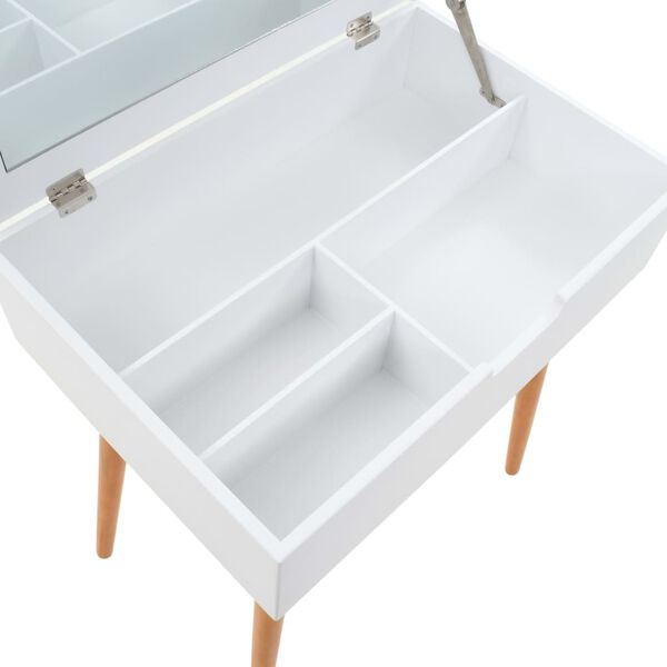 vidaXL Μπουντουάρ με Καθρέφτη 60 x 40 x 75 εκ. από MDF