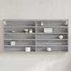vidaXL Βιτρίνα Γκρι Sonoma 100x8,5x50 εκ. από Επεξεργασμένο Ξύλο