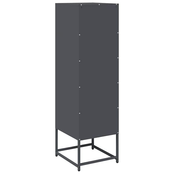 vidaXL Highboard Ανθρακί 36x39x123 cm Ατσάλι ψυχρής έλασης