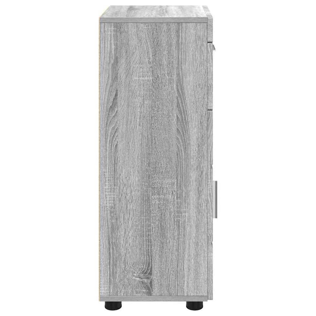 vidaXL Ντουλάπα τοίχου Γκρι sonoma 55 x 29 x 100 εκ Επεξεργασμένο ξύλο