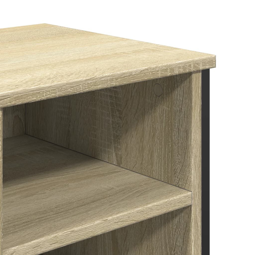 vidaXL Ντουλάπι Νιπτήρα Μπάνιου Sonoma Δρυς 91x35x60 εκ. Επεξ. Ξύλο