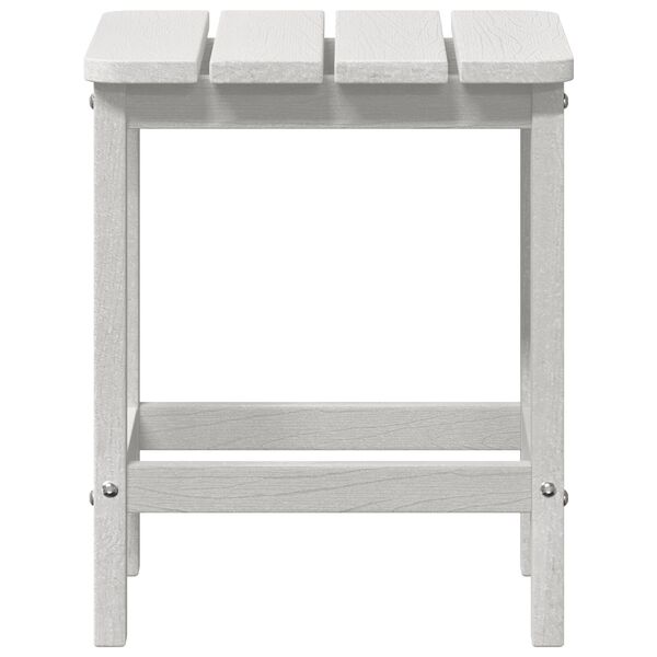 vidaXL Τραπέζι Adirondack Λευκό 38x38x45 εκ. HDPE