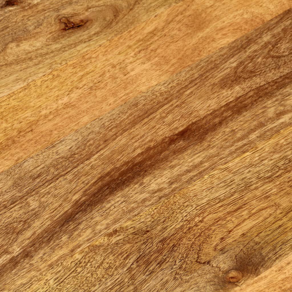 vidaXL Επιφάνεια Τραπεζιού Οβάλ 110x50x2,5 εκ. Μασίφ Ξύλο Μάνγκο