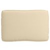 vidaXL Σετ Μαξιλαριών Πάγου 2 pcs Μπεζ 120 x 80 x 12 cm Ύφασμα Oxford