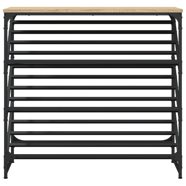 vidaXL Παπουτσοθήκη Sonoma Δρυς 90x30x85 εκ. Επεξεργασμένο Ξύλο