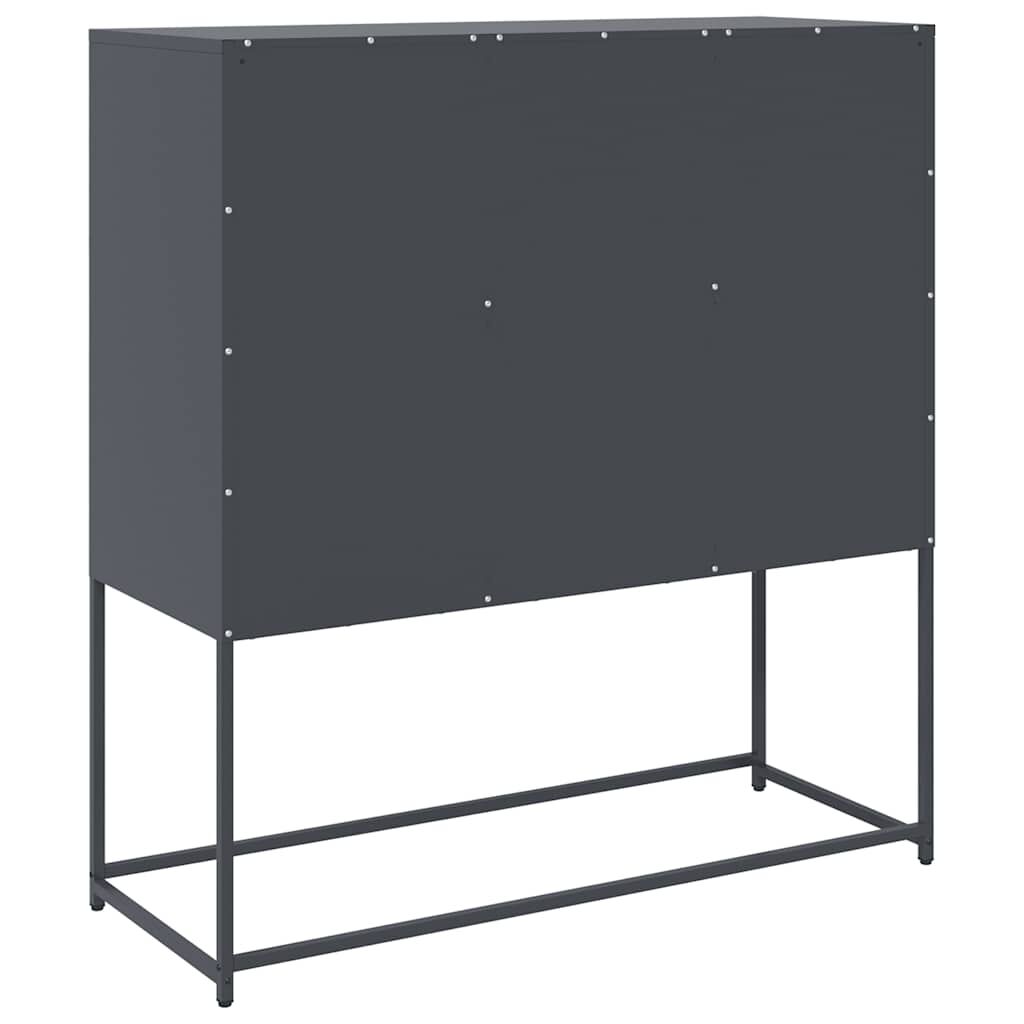 vidaXL Ντουλάπι Ανθρακί 100,5x39x107 εκ. από Χάλυβα Ψυχρής Έλασης