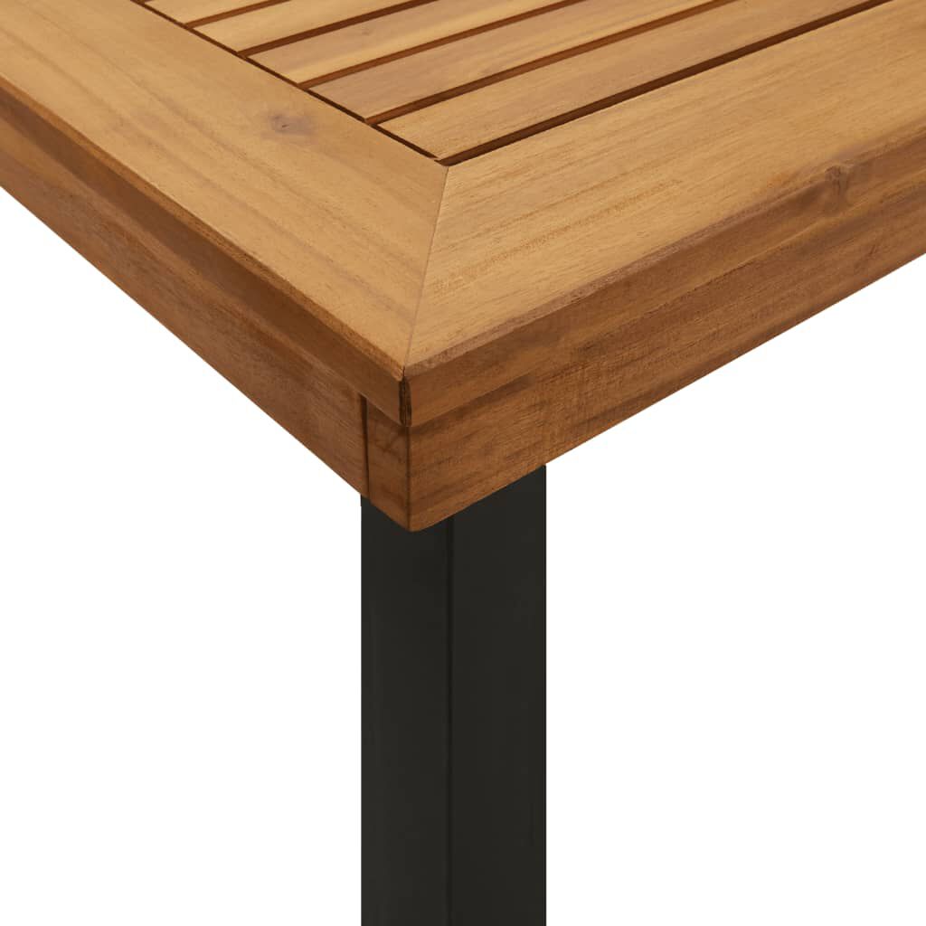 vidaXL Τραπέζι Κήπου 150 x 90 x 75 εκ. από Μασίφ Ξύλο Ακακίας