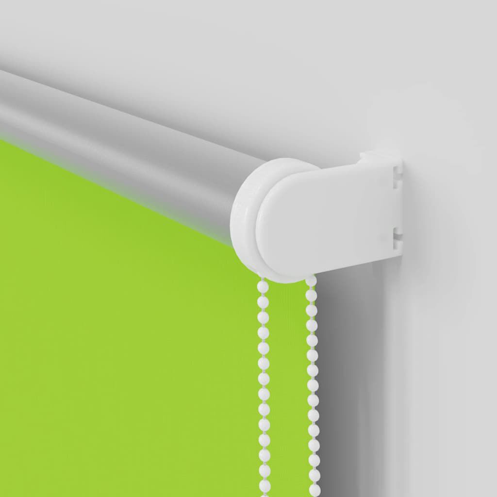vidaXL Roller Blind Blackout φύλλα πράσινα 145x150 cm Πλάτος υφάσματος
