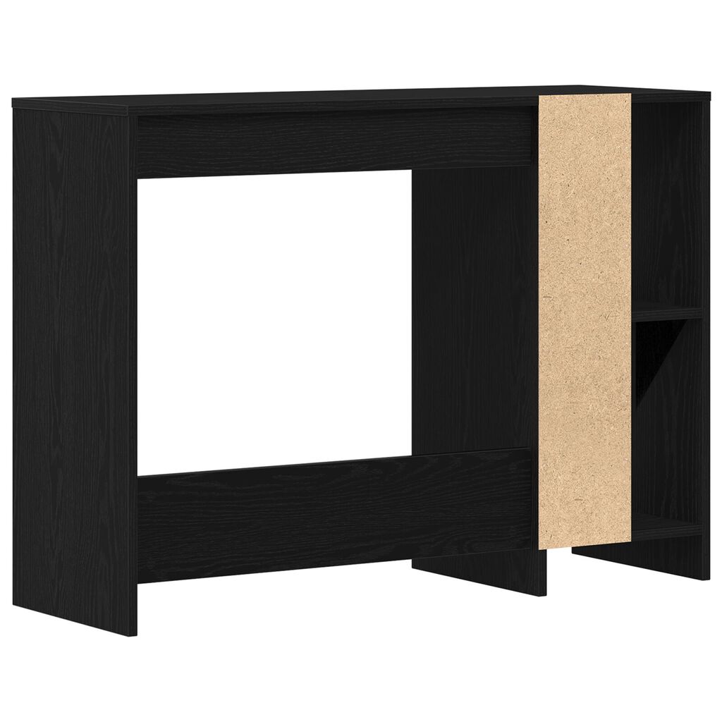 vidaXL Γραφείο Μαύρο Δρυς 102,5x35x75 εκ. από ξύλο