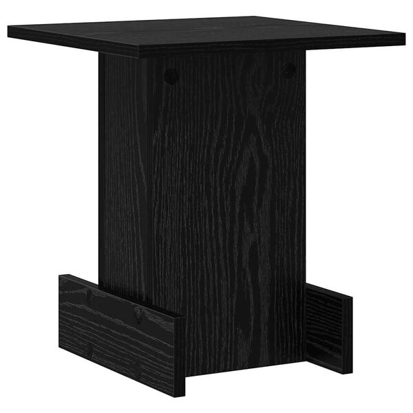 vidaXL End Table &Mu;&alpha;ύ&rho;&eta; &Omicron;&xi;&upsilon;ά 35,5 x 35 x 40 &epsilon;&kappa; &Epsilon;&pi;&epsilon;&xi;&epsilon;&rho;&gamma;&alpha;&sigma;&mu;έ&nu;&omicron; &xi;ύ&lambda;&omicron;