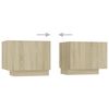 vidaXL Κομοδίνο Sonoma Δρυς 100 x 35 x 40 εκ. Επεξεργασμένο Ξύλο
