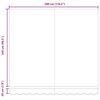 vidaXL Σκηνίτσα Αναδιπλούμενη 300 x 250 εκ Μπεζ