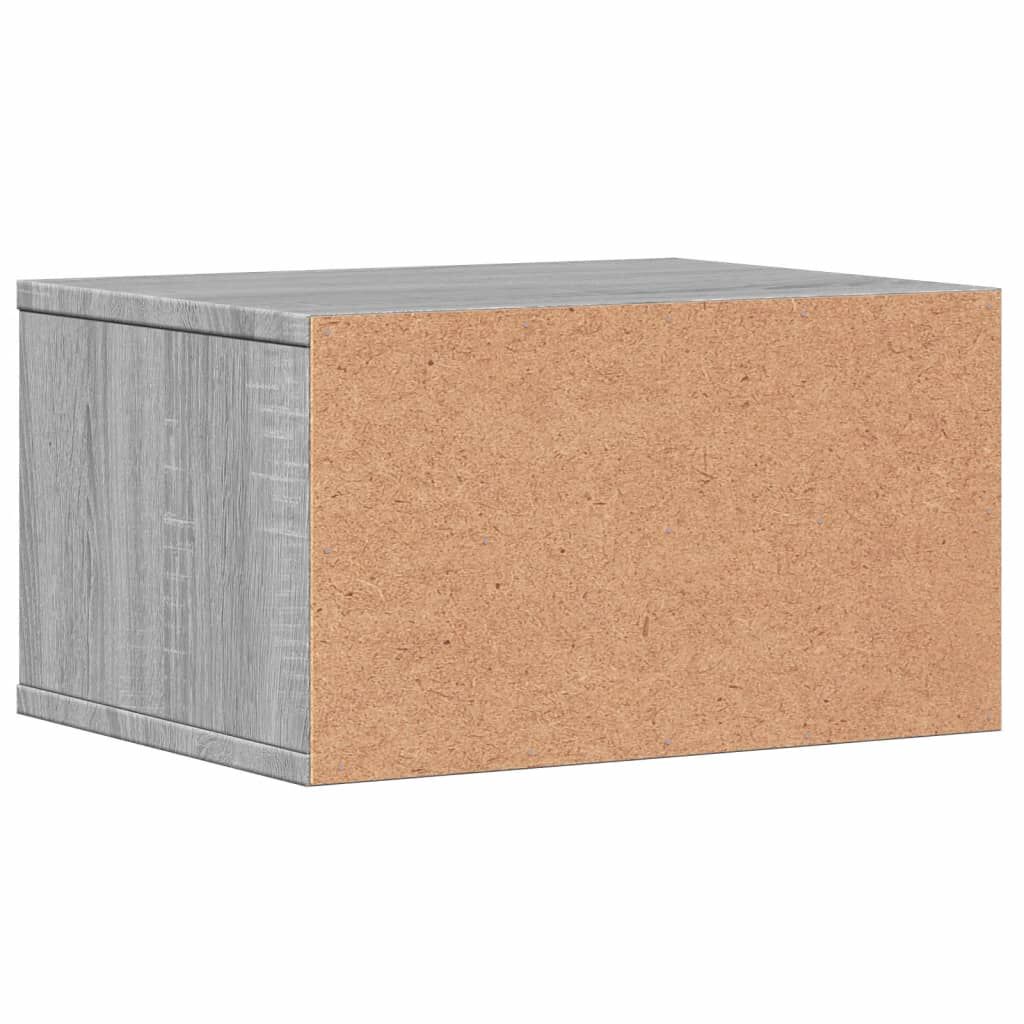 vidaXL Βάση Εκτυπωτή Γκρι Sonoma 40x32x22,5 εκ. από Επεξεργασμένο Ξύλο
