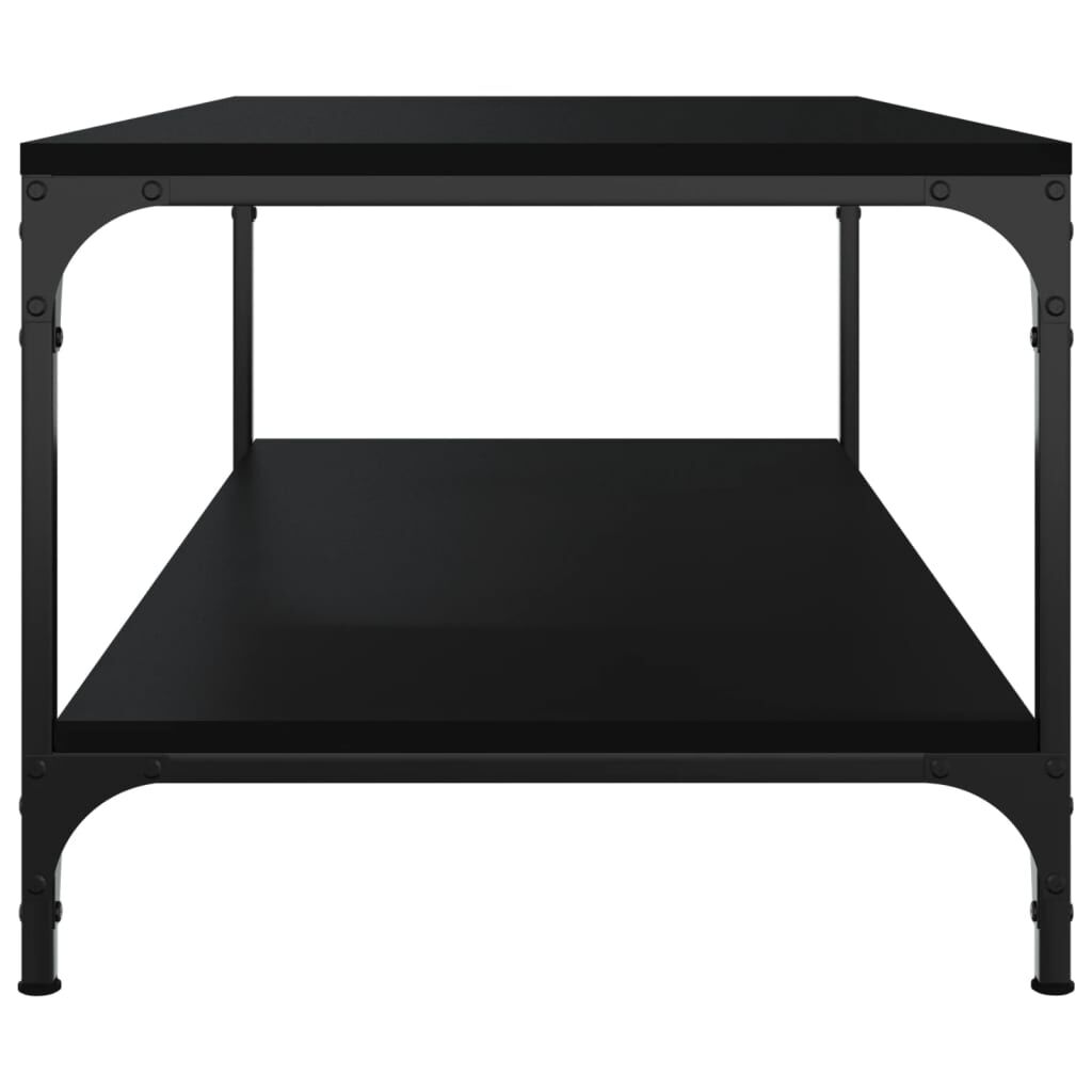 vidaXL Τραπεζάκι Σαλονιού Μαύρο 100 x 50 x 40 εκ. Επεξεργασμένο Ξύλο