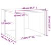 vidaXL Τραπεζάκι Σαλονιού Sonoma Δρυς 40x40x30 εκ. Επεξεργασμένο Ξύλο