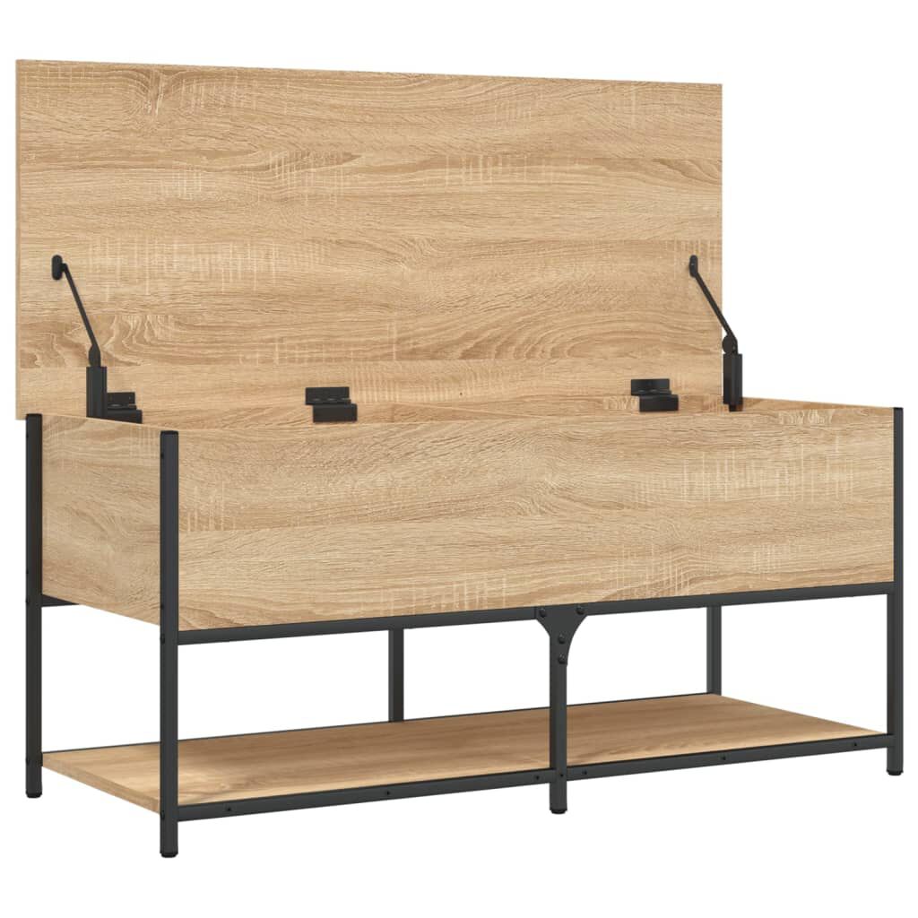 vidaXL Παγκάκι Αποθήκευσης Sonoma Δρυς 100x42,5x47 εκ. Επεξεργ. Ξύλο