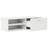 vidaXL Ντουλάπι TV με ράφι Λευκό 100.5 x 39 x 30 εκ Επεξεργασμένο ξύλο