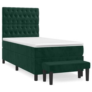 vidaXL &Kappa;&rho;&epsilon;&beta;ά&tau;&iota; Boxspring &mu;&epsilon; &Sigma;&tau;&rho;ώ&mu;&alpha; &Sigma;&kappa;&omicron;ύ&rho;&omicron; &Pi;&rho;ά&sigma;&iota;&nu;&omicron; 80x200 &epsilon;&kappa;. &Beta;&epsilon;&lambda;&omicron;ύ&delta;&iota;&nu;&omicron;