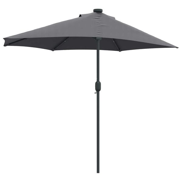 vidaXL Ομπρέλα Κήπου Ανθρακί 294 x 150 x 223 εκ ύφασμα