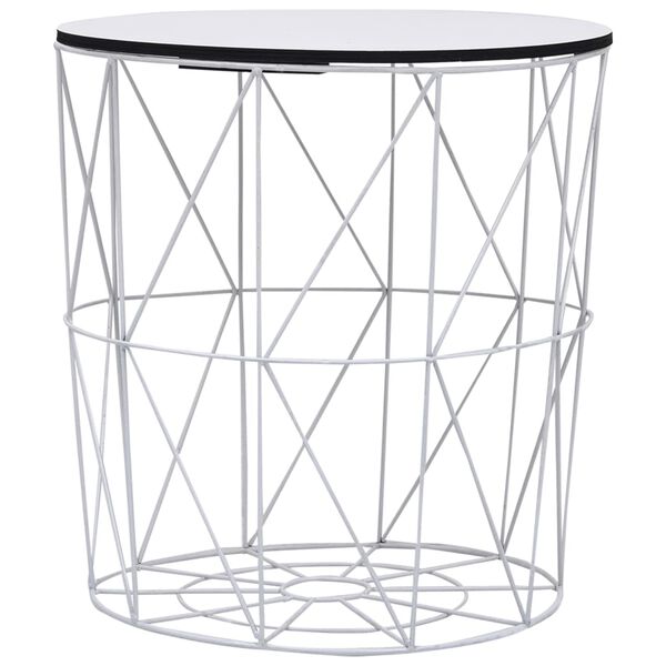 vidaXL Τραπεζάκια Σαλονιού 3 τεμ. Λευκά