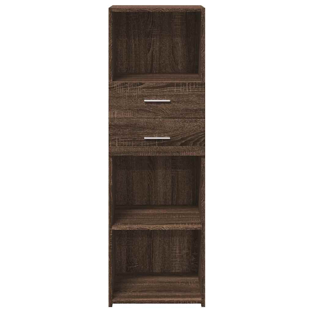 vidaXL Ντουλάπι Καφέ Δρυς 40x42,5x124 εκ. από Επεξεργασμένο Ξύλο