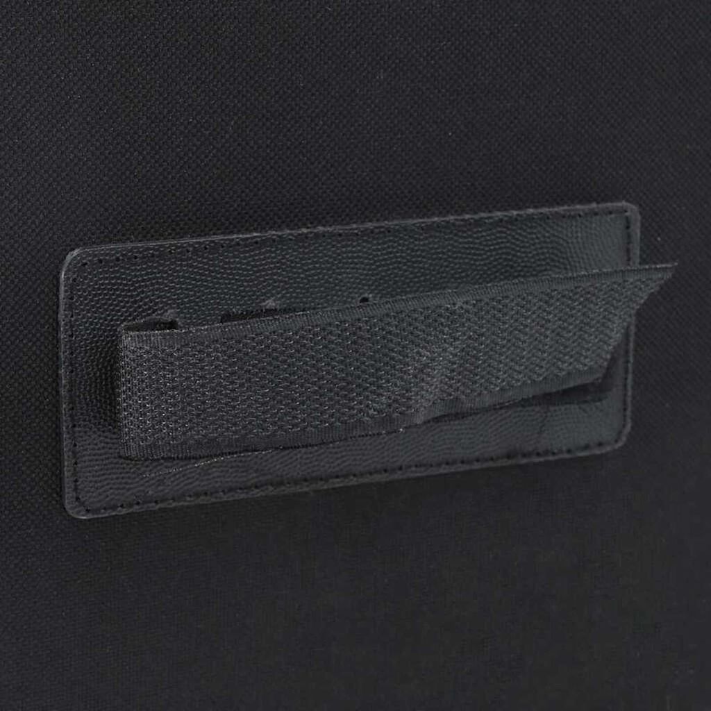 vidaXL Τσάντα Ποδηλάτου Μαύρο και Γκρι 15.5 x 31.5 x 40 εκ Πολυεστέρας